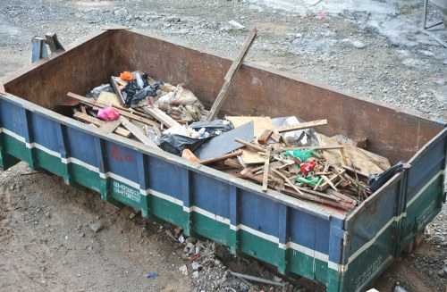 Residents disposing old furniture responsibly in Soho